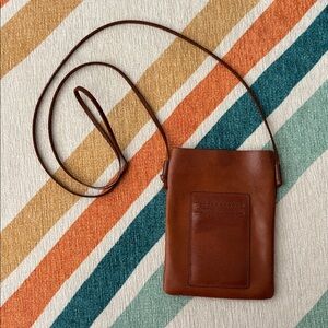 Brown Leather Crossbody Bag